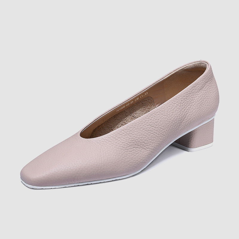 Fashion High Heels Women Pumps Shoes Sexy News Cow Leather Party Summer Pointed Toe Office Shoes Dress