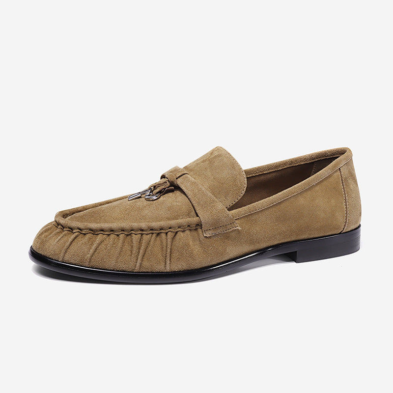 Fashion Shoes Round Toe for Men Women Moccasins Comfortable Female Lazy Slip-on Flat Sneakers