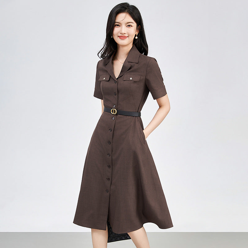 Elegant French Commuting Fashion Dress Women's Luxury Lightweight Versatile Suit Dress Clothing For Ladies Quality Style