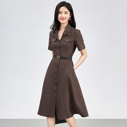 Elegant French Commuting Fashion Dress Women's Luxury Lightweight Versatile Suit Dress Clothing For Ladies Quality Style