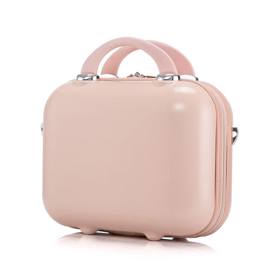 14 Inches Small Fashion Durable Storage Box Multiple Candy Color Hand Makeup Bag Mini Suitcase Portable
