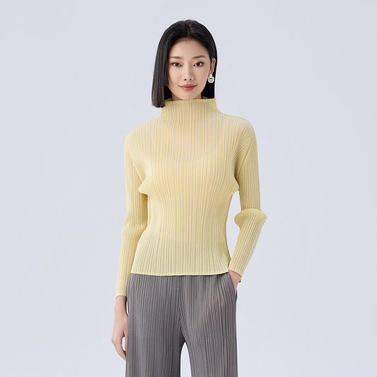 Fashion Designer New Aesthetic Clothing Long Sleeve Turtleneck T-Shirt