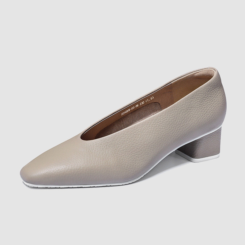 Fashion High Heels Women Pumps Shoes Sexy News Cow Leather Party Summer Pointed Toe Office Shoes Dress
