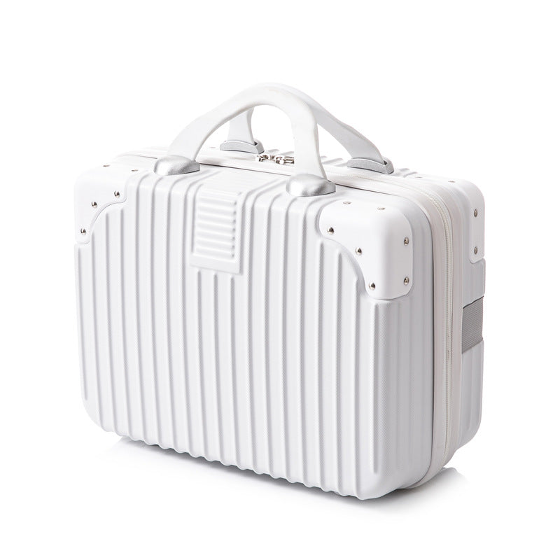 14 inch Mini Travel Suitcase Cosmetic Box Hand Luggage Organizer Makeup Case Small Password Box Boarding Case