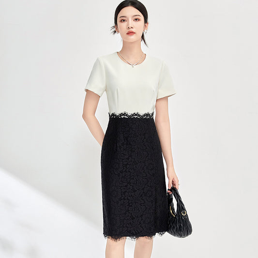 New Summer Office Lady Lace Skirt Women Elegant High Waist Floral Embroidery Sexy Bodycon Midi Pencil Skirts Party Clothing