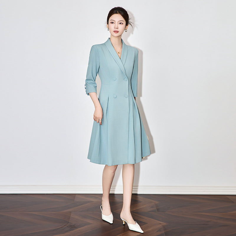 Elegant Stylish Dress Pink Optional Blazer Dress High-End Formal Skirt Office Wear Clothes