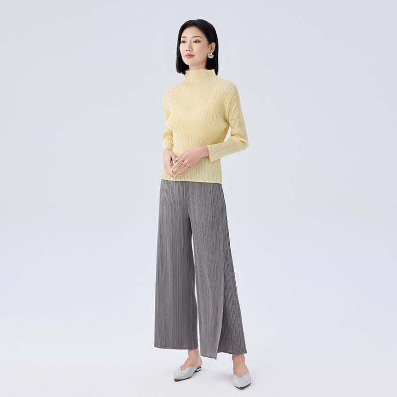 Fashion Designer New Aesthetic Clothing Long Sleeve Turtleneck T-Shirt