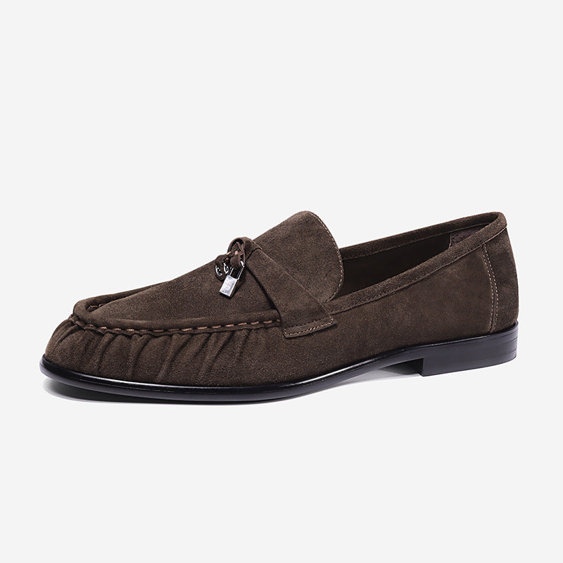 Fashion Shoes Round Toe for Men Women Moccasins Comfortable Female Lazy Slip-on Flat Sneakers